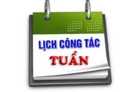 Lịch công tác từ 28/4/2025 đến 04/5/2025
